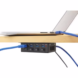 Renkforce 1318454 hub di interfaccia USB 3.2 Gen 1 (3.1 Gen 1) Type-A 5000 Mbit/s Nero - Vista aggiuntiva 4