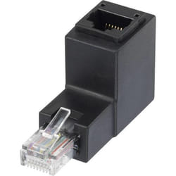 Renkforce RF-4087413 adattatore per inversione del genere dei cavi RJ-45 Nero