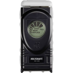 VOLTCRAFT Tester batterie MS228 Campo di misura (tester batterie) 1,5 V, 1,55 V, 9 V Pila MS228