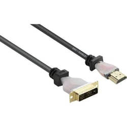Renkforce RF-4212219 cavo e adattatore video 5 m HDMI tipo A (Standard) DVI-D Nero