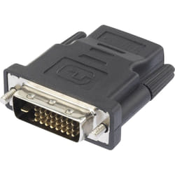 Renkforce RF-4212228 adattatore per inversione del genere dei cavi DVI-D HDMI Nero