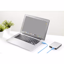 Renkforce RF-4264542 cavo USB USB 3.2 Gen 1 (3.1 Gen 1) 1 m USB A Micro-USB B Blu