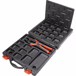 Dettagli tecnici Caratteristiche pinza senza matrice di crimpaggio, con custodia Dimensione del prodotto, larghezza 82 mm Dim ...