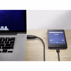 Conrad 1460360 cavo USB USB 3.2 Gen 2 (3.1 Gen 2) 1 m USB A USB C Nero