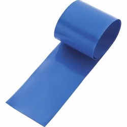 Conrad 93014C88B, Tubo termorestringente, Blu, PVC, 6,35 cm, 3,8 cm, 1 pz