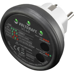 Voltcraft - VC40 Tester presa di corrente cat ii 300 v