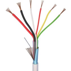 Elan - 70I142 Cavo per allarmi LiYY 4 x 0.22 mm² + 2 x 0.5 mm² Bianco 20 m