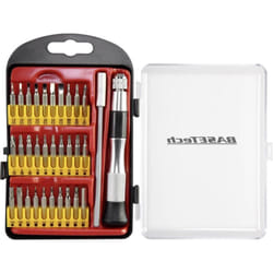 Basetech - 1551464 Kit inserti 32 parti Croce Phillips, Taglio, Croce Pozidriv, Esalobo Interno (tx), Brugola interna