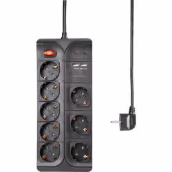 Dettagli tecnici Caratteristiche della presa multiple con USB, Protezione per i bambini, Protezione da sovratensioni Colore N ...