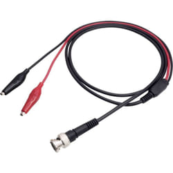 Voltcraft - MSC-100 Cavo di misura bnc 114.00 cm Nero, Rosso 1 pz.