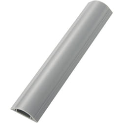 Conrad 1592913 blindosbarra Portacavi a curva Grigio