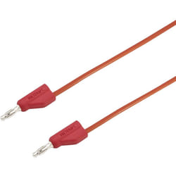 Voltcraft - MSB-300 Cavo di misura Spina a banana 4 mm Spina a banana 4 mm 2.00 m Rosso 1 pz.