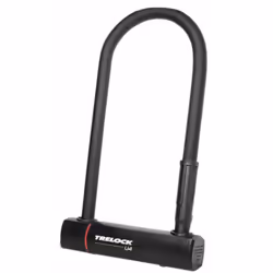 Trelock U4 102-230 ZB 401, Gancio a U, Nero, Acciaio, 1,4 cm, Chiave, Bronzo