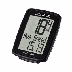 Sigma BC 7.16 Computer da bicicletta wireless Nero