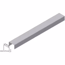 Graffe Prebena tipo VX08CNK Larghezza del dorso: 11,3 mm Lunghezza della graffa 8 mm Dimensione del filo 0,58 x 0,75 mm Finit ...
