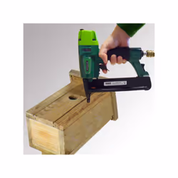 Chiodatrice pneumatica Prebena 2XR-ES40 + olio per utensili Per graffette tipo ES da 15 a 40 mm Dati tecnici : Peso 1,3 kg Pr ...