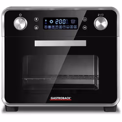 Gastroback Design 42815, 21 L, Nero, Libera installazione, Manopola, Touch, 55 - 200 °C, Acciaio inox
