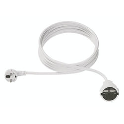 341.288 Alimentazione Prolunga 16 a Bianco 7.50 m H05VV-F 3G 1,5 mm² - Bachmann