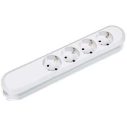 Bachmann 381.223K prolunghe e multiple 4 presa(e) AC Bianco