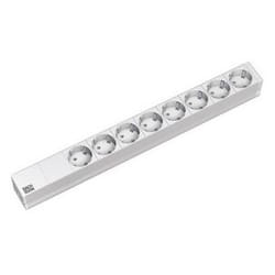 Bachmann 333.416 unità di distribuzione dell'energia (PDU) 8 presa(e) AC 1U Grigio, Argento