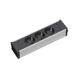 Bachmann 333.1007 prolunghe e multiple 3 presa(e) AC Interno Nero, Grigio