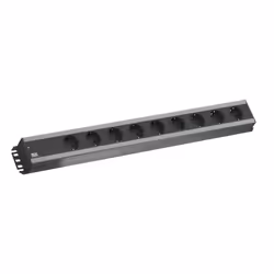 Bachmann 300.001 prolunghe e multiple 2 m 9 presa(e) AC Interno Nero, Grigio