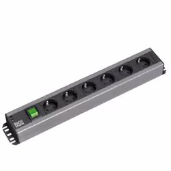 Bachmann 300.003 prolunghe e multiple 2 m 6 presa(e) AC Interno Nero