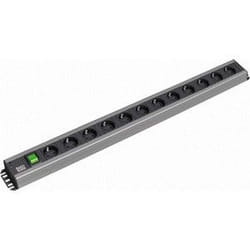 Bachmann 300.005 unità di distribuzione dell'energia (PDU) 12 presa(e) AC 2U Nero, Grigio