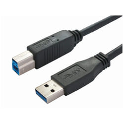 Bachmann 917.1203 cavo USB USB 3.2 Gen 1 (3.1 Gen 1) 3 m USB A USB B Nero