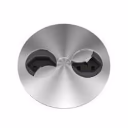 Bachmann Twist, Tipo J, Acciaio inox, 2 presa(e) AC, 42,5 mm, 1 pz
