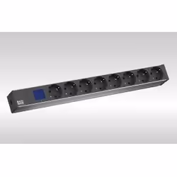 Bachmann 800.2154, Monitorato, Nero, LCD, 8 presa(e) AC, Accoppiatore C19, 2 m