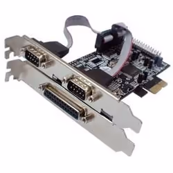 Longshine Serial & Parallel PCIe Card, PCIe, FCC, CE, MosChip MCS9901, 0 - 70 °C, Windows 2000/XP/Vista Linux Mac 10.X DOS, P ...