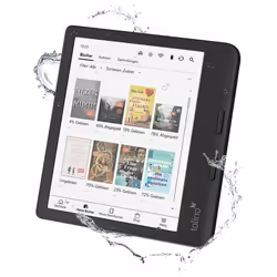 Tolino 4016621130183 lettore e-book Touch screen Wi-Fi Nero - Vista aggiuntiva 5