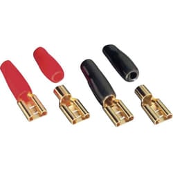 Sinuslive - Kit spine per altoparlanti HiFi per auto 1 x 6 mm² placcato oro