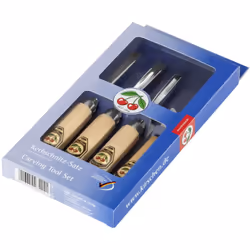 Set per intaglio, 4 pezzi Scalpello in acciaio speciale per utensili ad alto contenuto di carbonio Forgiato a mano Durezza ±  ...