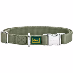 Hunter Inari Alu-Strong, Cane, Collare standard, Verde, Poliestere, Monocromatico, XL