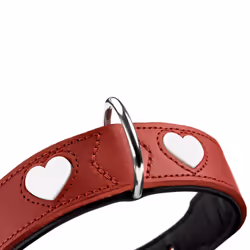 Hunter 69900 collare per cani e gatti Rosso, Bianco Pelle XS Cane Collare standard - Vista aggiuntiva 5