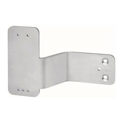 Deni - Piastra di fissaggio sotto maniglione antipanico eh paraporta din sinistra L125xP180mm