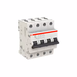 ABB S204-D25 interruttore automatico Interruttore in miniatura 4 4 modulo/moduli - Vista aggiuntiva 3