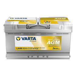 Varta 840095085K312 batteria per veicolo AGM (acido assorbito in microfibra di vetro) 95 Ah 12 V 850 A Nautica/Tempo libero