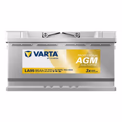 Varta 840095085K312 batteria per veicolo AGM (acido assorbito in microfibra di vetro) 95 Ah 12 V 850 A Nautica/Tempo libero - Vista aggiuntiva 3