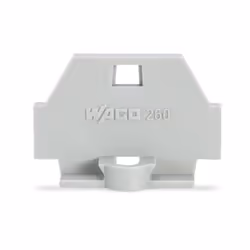 Wago 260-361, Copertura per morsettiera, Grigio, 3 mm, 25 mm, 17 mm, 897 g