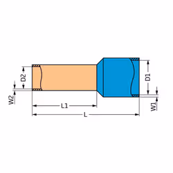 Wago 216-209 accessorio per morsettiera 1000 pz - Vista aggiuntiva 2