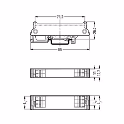 Wago 288-602 accessorio per morsettiera Profilo di copertura 50 pz - Vista aggiuntiva 2