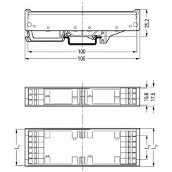 Wago 288-620 accessorio per morsettiera Profilo di copertura 1 pz