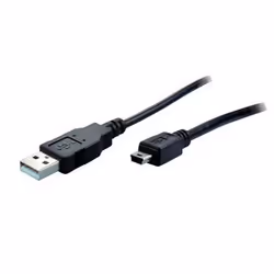 S/CONN 1m USB 2.0 A - MiniUSB 2.0 B, 1 m, USB A, Mini-USB B, USB 2.0, Maschio/Maschio, Nero
