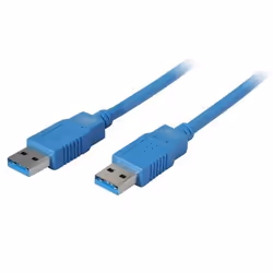 S/CONN 1.8m USB 3.0 A, 1,8 m, USB A, USB A, USB 3.2 Gen 1 (3.1 Gen 1), Maschio/Maschio, Blu