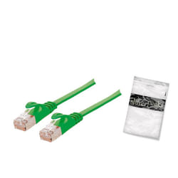 shiverpeaks BASIC-S, Cat7, 7.5m cavo di rete Verde 7,5 m U/FTP (STP)