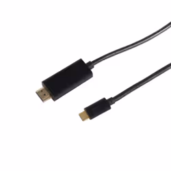 S/CONN 10-57045, 3 m, HDMI tipo A (Standard), USB tipo-C, Maschio, Maschio, Dritto