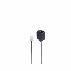 shiverpeaks BS70226, 6 m, RJ-11, RJ-11, Nero, Maschio, Femmina
